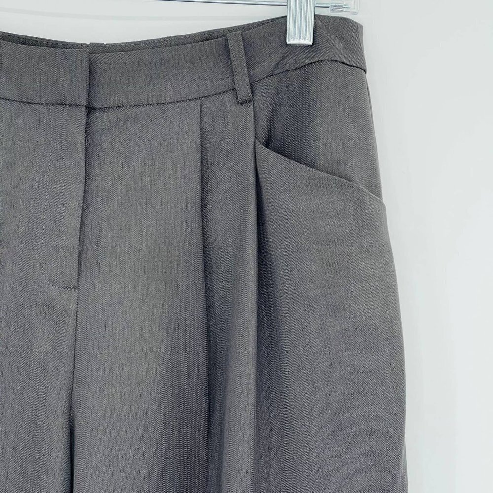 Lafayette 148 Herringbone Pleated Pants
